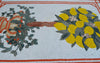 Arte de pared de mosaico - El árbol de limón