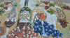 Mural de mosaico de bodega de Toscana | Alimentos y Bebidas | Mozaico