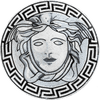 Mosaik illustratives Medaillon Versace