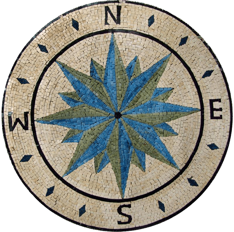 Coralie - Compass Rose Mosaic