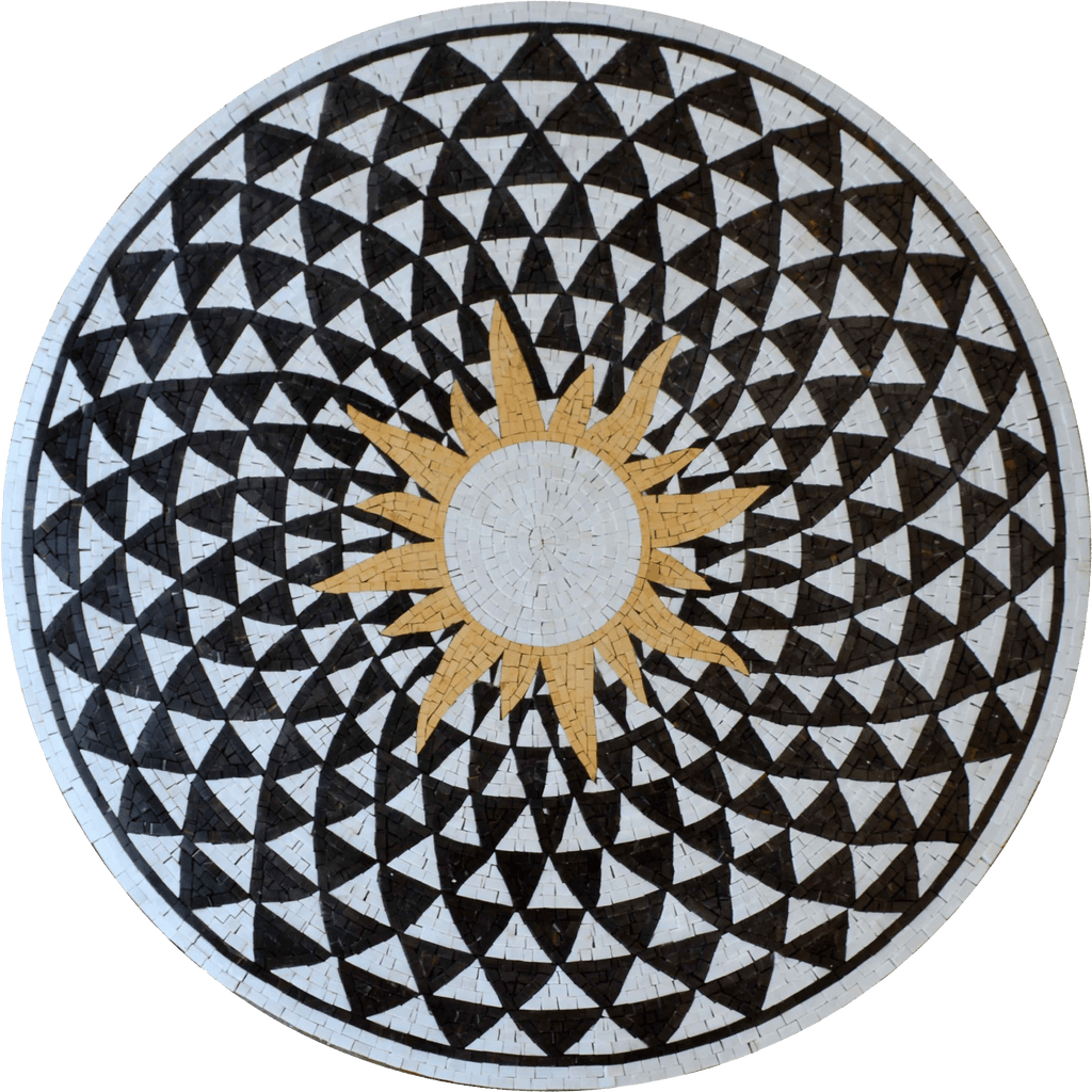 Medaglione Mosaico - Coppie di Angoli