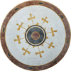 Medalhão Mosaico - Adorno Cruzado