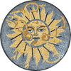 Sky Surya - Sonnenmosaik-Medaillon