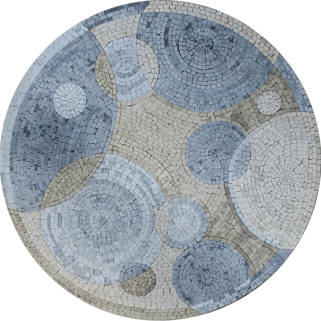 Médaillon Mosaïque - Paires de Cercles