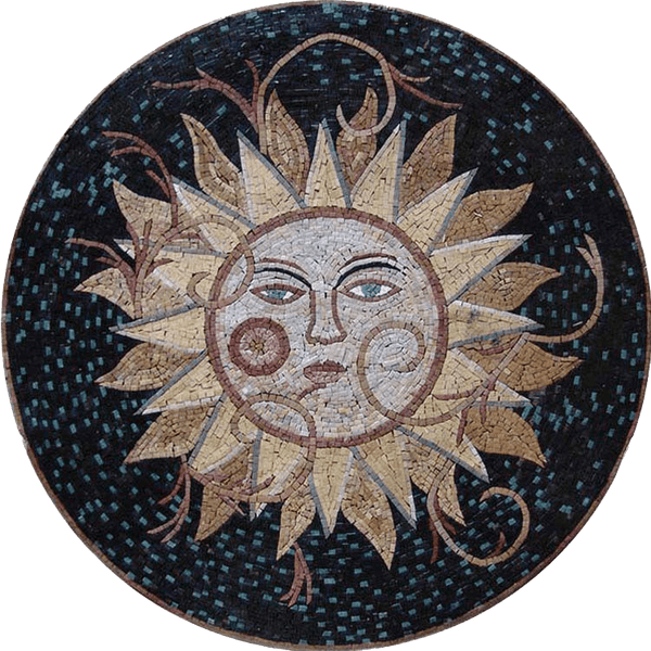 Sama - Sun Mosaic Medallion