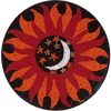 Crimson Hagan - Sonne-Mosaik-Kunst