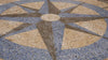 Seashore - Medallón de mosaico de brújula | Mozaico