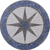 Pérola do Oceano - Medalhão Mosaico da Bússola