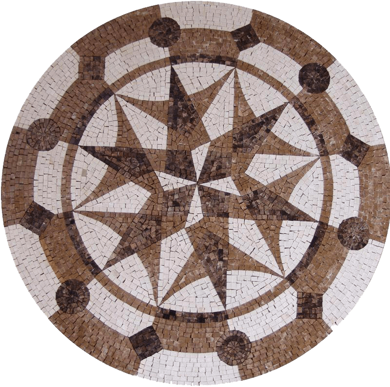 Carina - Mosaïque Géométrique Starburst
