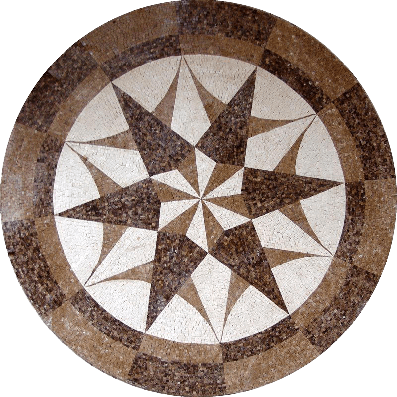 Sirius - Mosaïque Géométrique Starburst