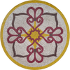 Medaglione floreale persiano - Mosaico Panni III