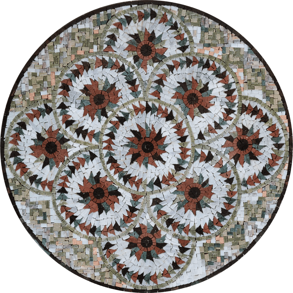 Patrón de mosaico geométrico - Ella