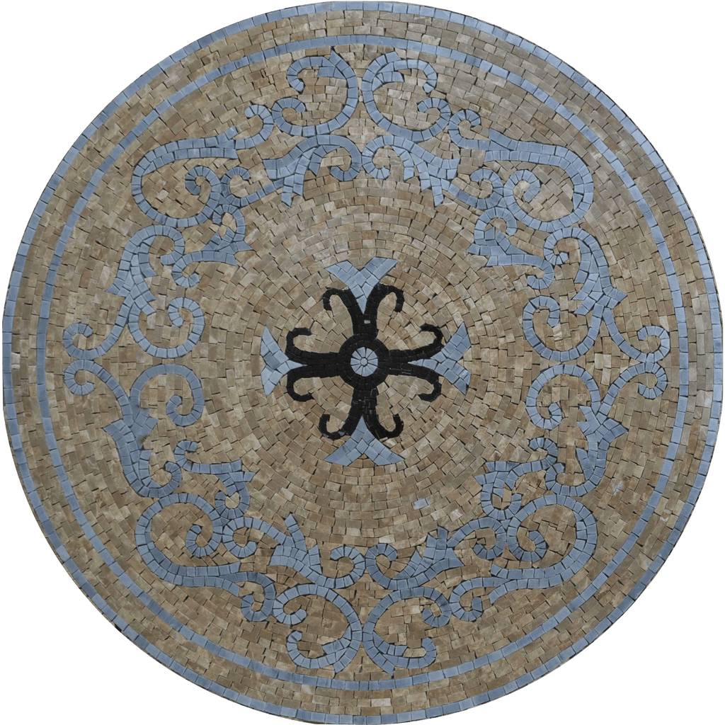 Христианский Крест Медальон Мозаика
