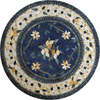 Jasmine Blues - Medaglione Mosaico