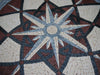 Bussola Fiore Mosaico Medaglione Art