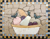 Winter Harvest II - Frutero de mosaico de pétalos | Alimentos y Bebidas | Mozaico