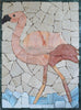 Pink Flamingo II - Desenho em Mosaico