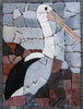 Arte em mosaico para venda - pelicano branco