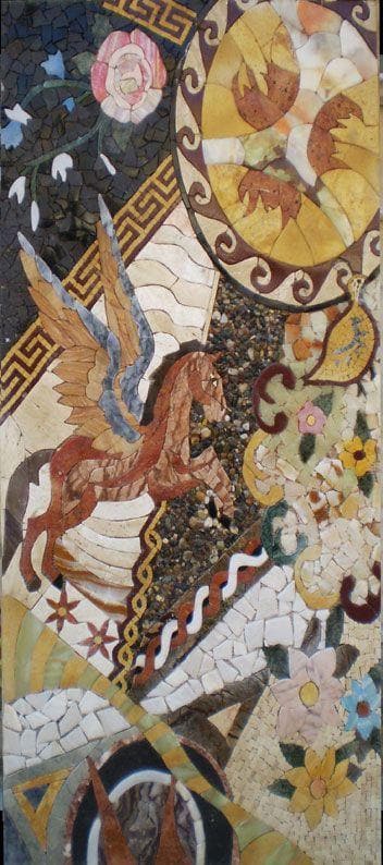 Desorden clásico - Diseño de mosaico abstracto