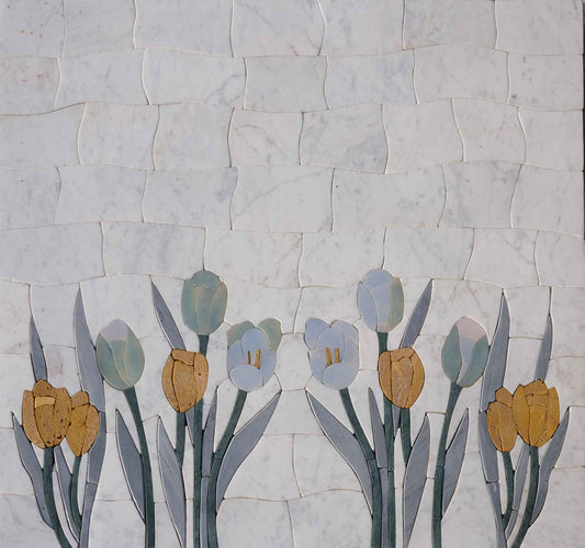 Mosaic Artwork - Tulip Mosaic