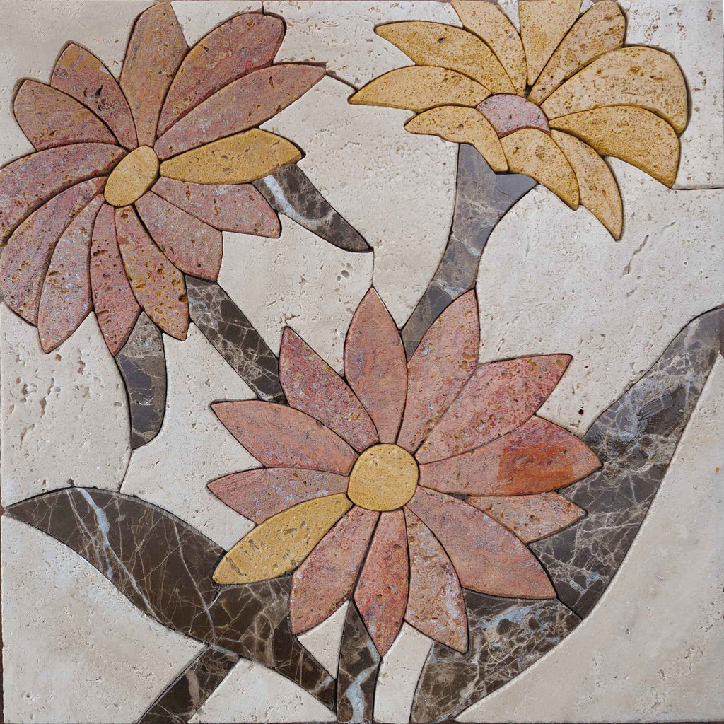 Arte de parede em mosaico - Trioflo