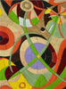 Caos circular - Patrones de mosaico abstracto