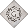 Mosaic Square Accent -"G" Letter
