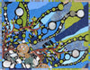 Conchas marinas - Diseño de mosaico abstracto