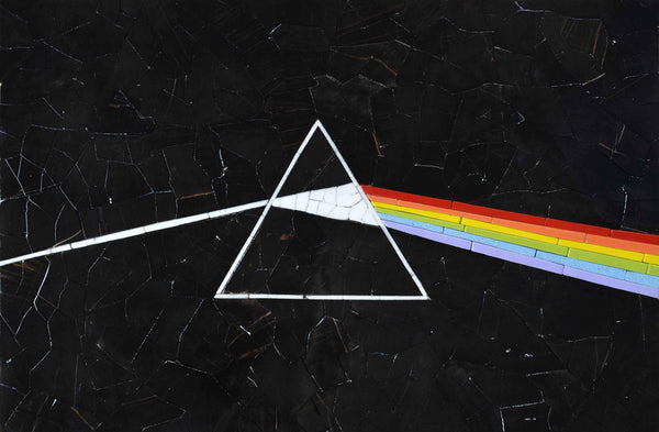 The Dark Side of the Moon Mosaic - Pink Floyd - Mesh Backing