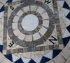 Mosaic Art - Bussola di forma irregolare