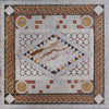 Design a mosaico - Diamante in marmo