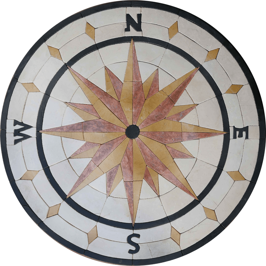 Soli - Petal Mosaic Compass | Mozaico