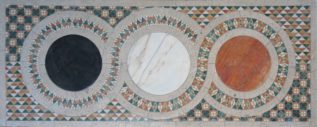 Diseños de mosaicos - Las tres piedras