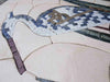 Arte de mosaico de piedra - Las dos garzas