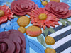 Mosaiksteinkunst - Blumenvase