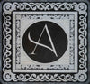 Letter A Mosaic Sign