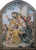 Religious Mosaic Art - Jesus with the children