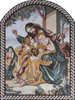 Art de la mosaïque religieuse - Jésus avec les enfants