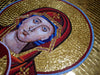 Mosaico religioso - Virgem Maria e Menino Jesus