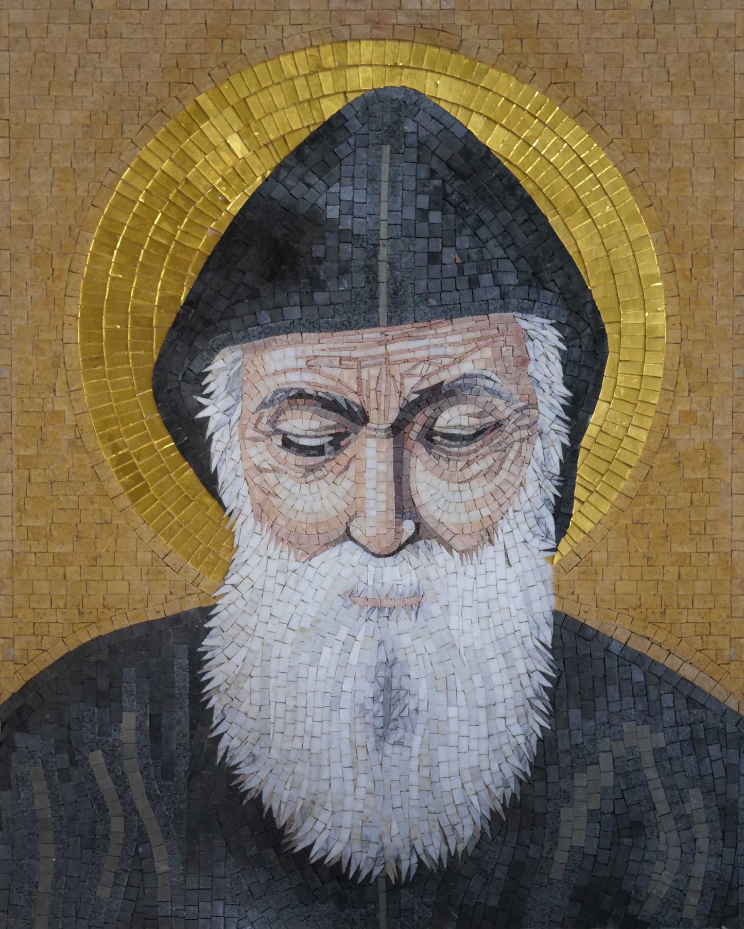Icono de mosaico de San Charbel