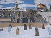 Jérusalem biblique - Mosaïque de marbre faite à la main
