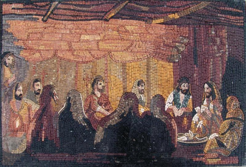 The Last Supper Mosaic Marble