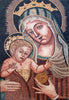 Icône de la mosaïque de la naissance du Christ