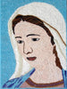 Mosaico de vidrio de la Virgen María