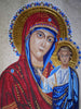 A Virgem e o Menino Jesus - Mosaicos