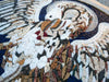 Arte religioso del mosaico - Santo pelícano