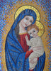 Icono de mosaico - Retrato de la Virgen María