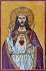 Icône en mosaïque - Représentation de Jésus