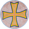 Médaillon Mosaïque - Croix pattée