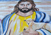 Arte em mosaico - Jesus, o grande pastor